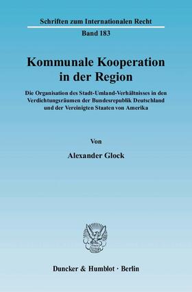 Glock |  Kommunale Kooperation in der Region | eBook | Sack Fachmedien