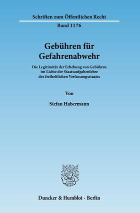 Habermann |  Gebühren für Gefahrenabwehr | eBook | Sack Fachmedien