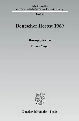 Mayer |  Deutscher Herbst 1989. | eBook | Sack Fachmedien