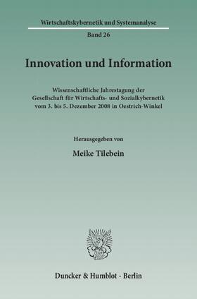 Tilebein |  Innovation und Information | eBook | Sack Fachmedien