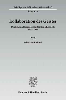 Liebold |  Kollaboration des Geistes | eBook | Sack Fachmedien