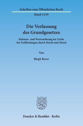 Reese |  Die Verfassung des Grundgesetzes | eBook | Sack Fachmedien