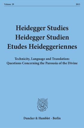 Emad / Schüßler / Herrmann |  Heidegger Studies / Heidegger Studien / Etudes Heideggeriennes | eBook | Sack Fachmedien