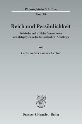 Ramírez Escobar |  Reich und Persönlichkeit. | eBook | Sack Fachmedien