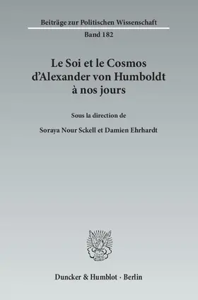 Nour Sckell / Ehrhardt |  Le Soi et le Cosmos d'Alexander von Humboldt à nos jours | eBook | Sack Fachmedien