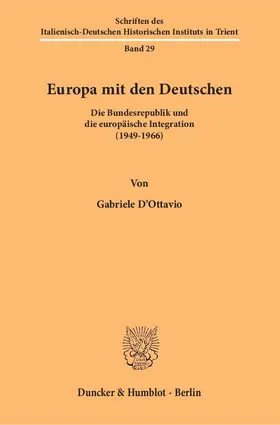 D'Ottavio |  Europa mit den Deutschen. | eBook | Sack Fachmedien