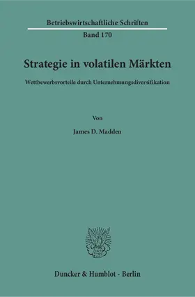 Madden |  Strategie in volatilen Märkten | eBook | Sack Fachmedien