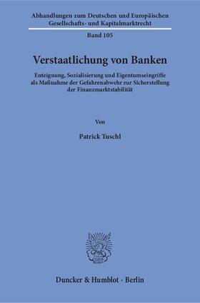 Tuschl |  Verstaatlichung von Banken | eBook | Sack Fachmedien