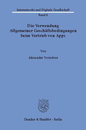 Vorndran |  Die Verwendung Allgemeiner Geschäftsbedingungen beim Vertrieb von Apps | eBook | Sack Fachmedien