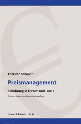 Schaper |  Preismanagement | eBook | Sack Fachmedien