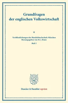  Grundfragen der englischen Volkswirtschaft. | eBook | Sack Fachmedien