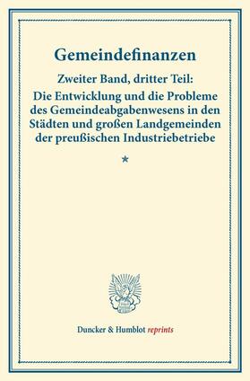  Gemeindefinanzen. | eBook |  Sack Fachmedien