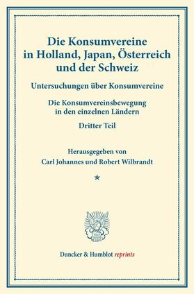 Fuchs / Wilbrandt |  Die Konsumvereine in Holland, Japan, Österreich und der Schweiz. | eBook | Sack Fachmedien