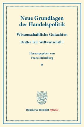 Eulenburg | Neue Grundlagen der Handelspolitik | E-Book | sack.de