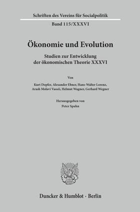 Spahn |  Ökonomie und Evolution. | eBook |  Sack Fachmedien