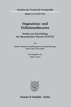 Caspari |  Stagnations- und Deflationstheorien. | eBook | Sack Fachmedien