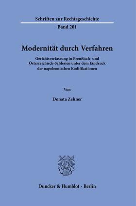 Zehner |  Modernität durch Verfahren. | eBook | Sack Fachmedien
