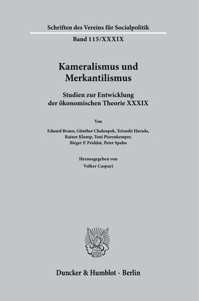 Caspari | Kameralismus und Merkantilismus. | E-Book | sack.de