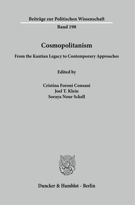 Foroni Consani / Nour Sckell / Klein |  Cosmopolitanism. | eBook | Sack Fachmedien