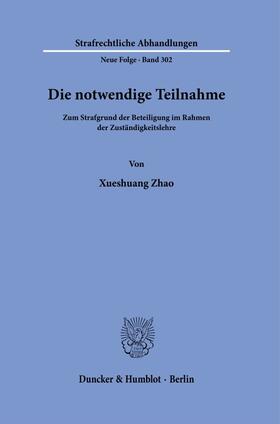 Zhao |  Die notwendige Teilnahme. | eBook | Sack Fachmedien