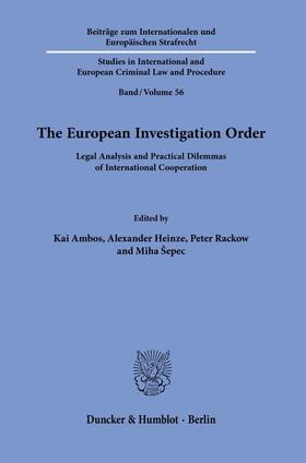 Rackow / ?epec / Ambos |  The European Investigation Order. | eBook | Sack Fachmedien