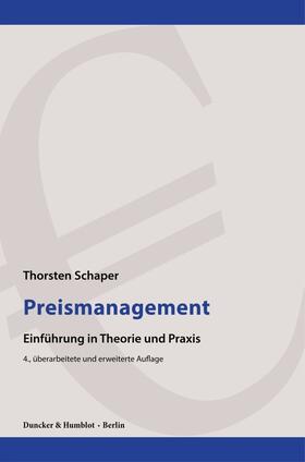 Schaper |  Preismanagement. | eBook | Sack Fachmedien
