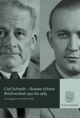 Tielke / Schnur / Schmitt |  Briefwechsel 1951 bis 1983. | eBook | Sack Fachmedien