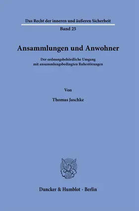 Jaschke |  Ansammlungen und Anwohner. | eBook | Sack Fachmedien