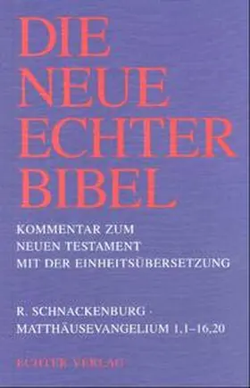 Schnackenburg / Gnilka |  Matthäusevangelium 1,1 - 16,20 | Buch |  Sack Fachmedien