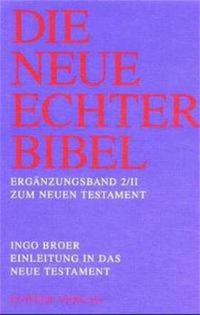 Broer |  Einleitung in das Neue Testament | Buch |  Sack Fachmedien