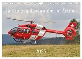 Merz / CALVENDO |  Rettungshubschrauber in Action (Wandkalender 2025 DIN A4 quer), CALVENDO Monatskalender | Sonstiges |  Sack Fachmedien