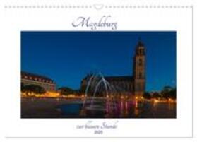 Graf / CALVENDO |  Magdeburg zur blauen Stunde (Wandkalender 2025 DIN A3 quer), CALVENDO Monatskalender | Sonstiges |  Sack Fachmedien