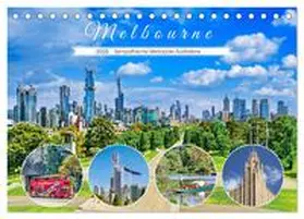 Meyer / CALVENDO |  Melbourne - Sympathische Metropole Australiens (Tischkalender 2025 DIN A5 quer), CALVENDO Monatskalender | Sonstiges |  Sack Fachmedien