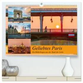 Müller / CALVENDO |  Geliebtes Paris - Ein Bilderbogen aus der Stadt der Liebe (hochwertiger Premium Wandkalender 2025 DIN A2 quer), Kunstdruck in Hochglanz | Sonstiges |  Sack Fachmedien