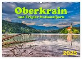 Braun / CALVENDO |  Oberkrain und Triglav-Nationalpark (Wandkalender 2025 DIN A2 quer), CALVENDO Monatskalender | Sonstiges |  Sack Fachmedien