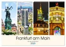 Müller / CALVENDO |  Frankfurt am Main - fotografische Impressionen bei Tag und bei Nacht (Wandkalender 2025 DIN A2 quer), CALVENDO Monatskalender | Sonstiges |  Sack Fachmedien