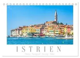 Meyer / CALVENDO |  Istrien - Piran ¿ Novigrad ¿ Rovinj ¿ Pula (Tischkalender 2025 DIN A5 quer), CALVENDO Monatskalender | Sonstiges |  Sack Fachmedien