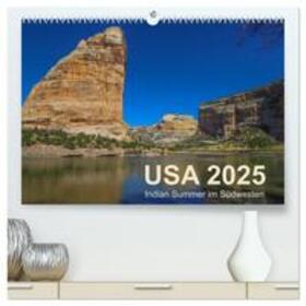 Zimmermann / CALVENDO |  USA 2025 - Indian Summer im Südwesten (hochwertiger Premium Wandkalender 2025 DIN A2 quer), Kunstdruck in Hochglanz | Sonstiges |  Sack Fachmedien