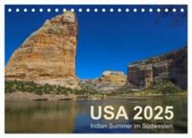Zimmermann / CALVENDO |  USA 2025 - Indian Summer im Südwesten (Tischkalender 2025 DIN A5 quer), CALVENDO Monatskalender | Sonstiges |  Sack Fachmedien