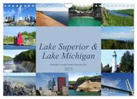 Rothenhöfer / CALVENDO |  Lake Superior & Lake Michigan (Wandkalender 2025 DIN A4 quer), CALVENDO Monatskalender | Sonstiges |  Sack Fachmedien