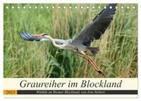 Siebert / CALVENDO |  Graureiher im Blockland (Tischkalender 2025 DIN A5 quer), CALVENDO Monatskalender | Sonstiges |  Sack Fachmedien