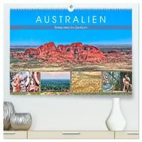 Meyer / CALVENDO |  Australien - Rotes Herz im Zentrum (hochwertiger Premium Wandkalender 2025 DIN A2 quer), Kunstdruck in Hochglanz | Sonstiges |  Sack Fachmedien