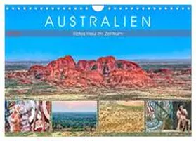 Meyer / CALVENDO |  Australien - Rotes Herz im Zentrum (Wandkalender 2025 DIN A4 quer), CALVENDO Monatskalender | Sonstiges |  Sack Fachmedien