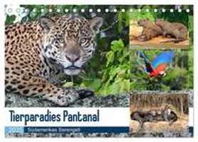 und Yvonne Herzog / CALVENDO |  Tierparadies Pantanal (Tischkalender 2025 DIN A5 quer), CALVENDO Monatskalender | Sonstiges |  Sack Fachmedien