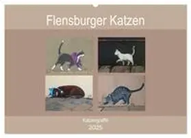 Busch / CALVENDO |  Flensburger Katzen (Wandkalender 2025 DIN A2 quer), CALVENDO Monatskalender | Sonstiges |  Sack Fachmedien