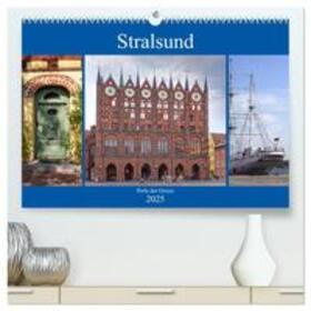 Becker / CALVENDO |  Stralsund - Perle der Ostsee (hochwertiger Premium Wandkalender 2025 DIN A2 quer), Kunstdruck in Hochglanz | Sonstiges |  Sack Fachmedien