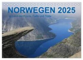 Zimmermann / CALVENDO |  Norwegen 2025 - Im Land der Fjorde, Fjelle und Trolle (Tischkalender 2025 DIN A5 quer), CALVENDO Monatskalender | Sonstiges |  Sack Fachmedien