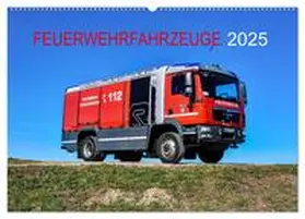 Photoart & Medien / CALVENDO |  Feuerwehrfahrzeuge (Wandkalender 2025 DIN A2 quer), CALVENDO Monatskalender | Sonstiges |  Sack Fachmedien