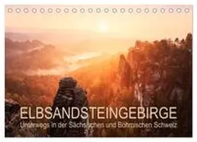 Aust / CALVENDO |  Elbsandsteingebirge: Unterwegs in der Sächsischen und Böhmischen Schweiz (Tischkalender 2025 DIN A5 quer), CALVENDO Monatskalender | Sonstiges |  Sack Fachmedien