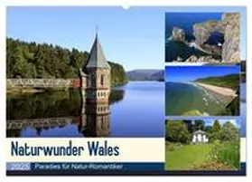 Herzog / CALVENDO |  Naturwunder Wales (Wandkalender 2025 DIN A2 quer), CALVENDO Monatskalender | Sonstiges |  Sack Fachmedien